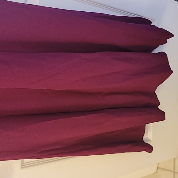 Dress The Population Burgundy Iris Dress - Picture 2 of 6